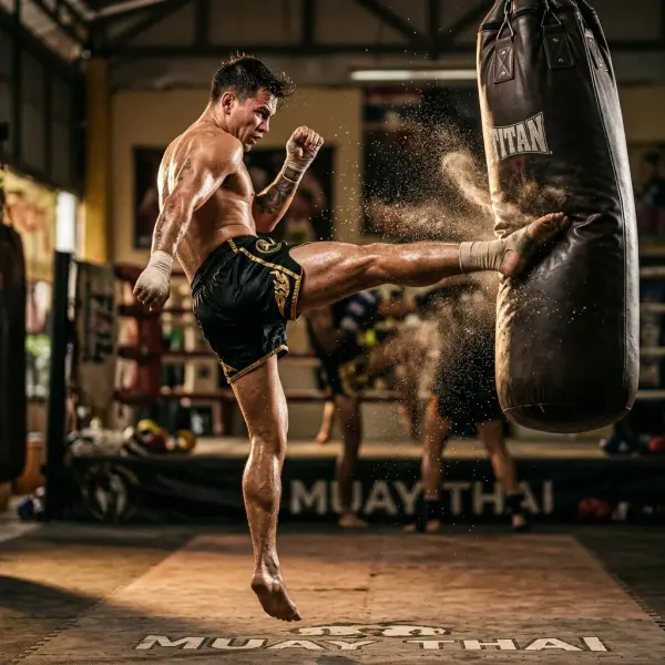 Kick Boks antrenmanı